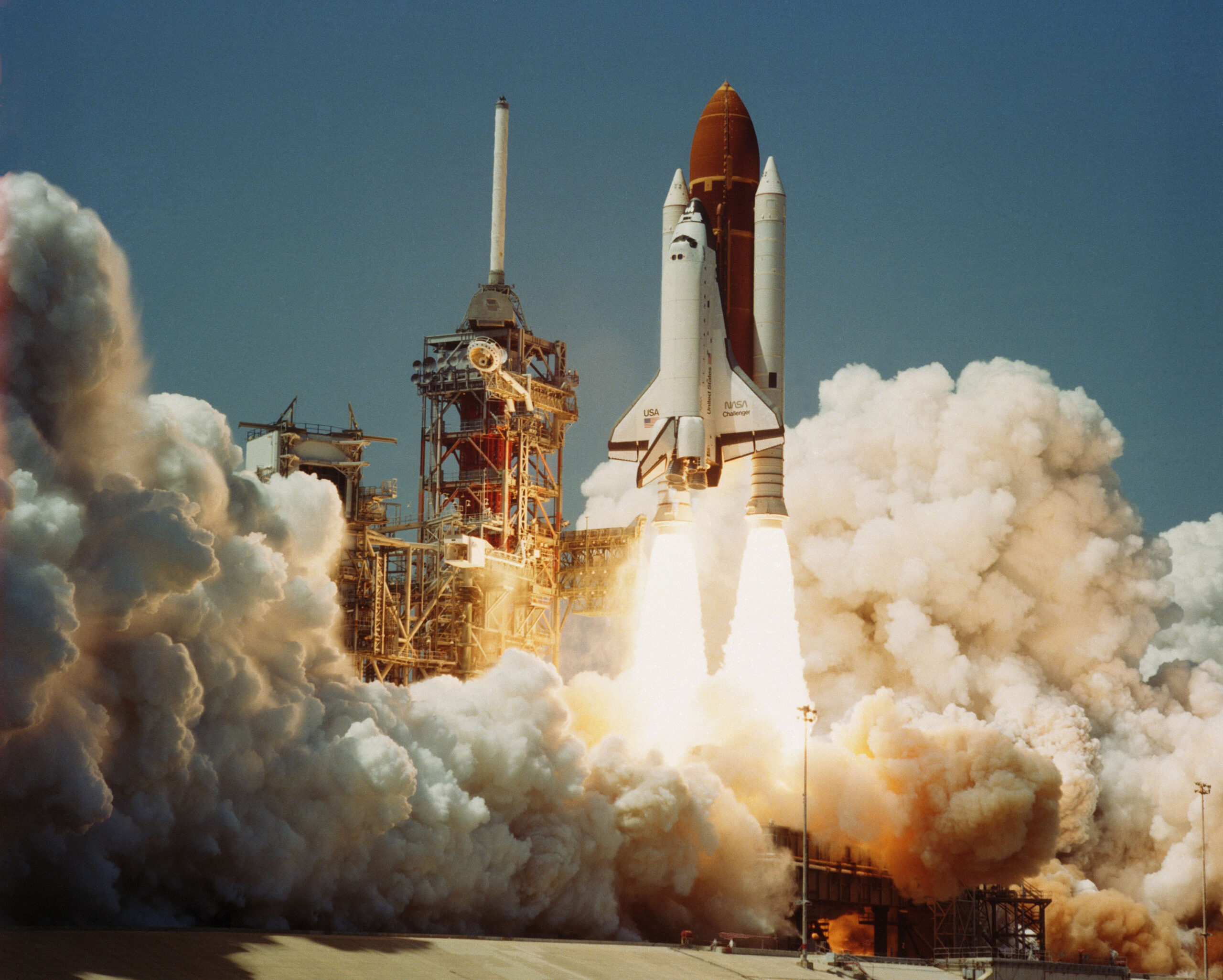 Space Shuttle Challenger launch, April 4, 1983