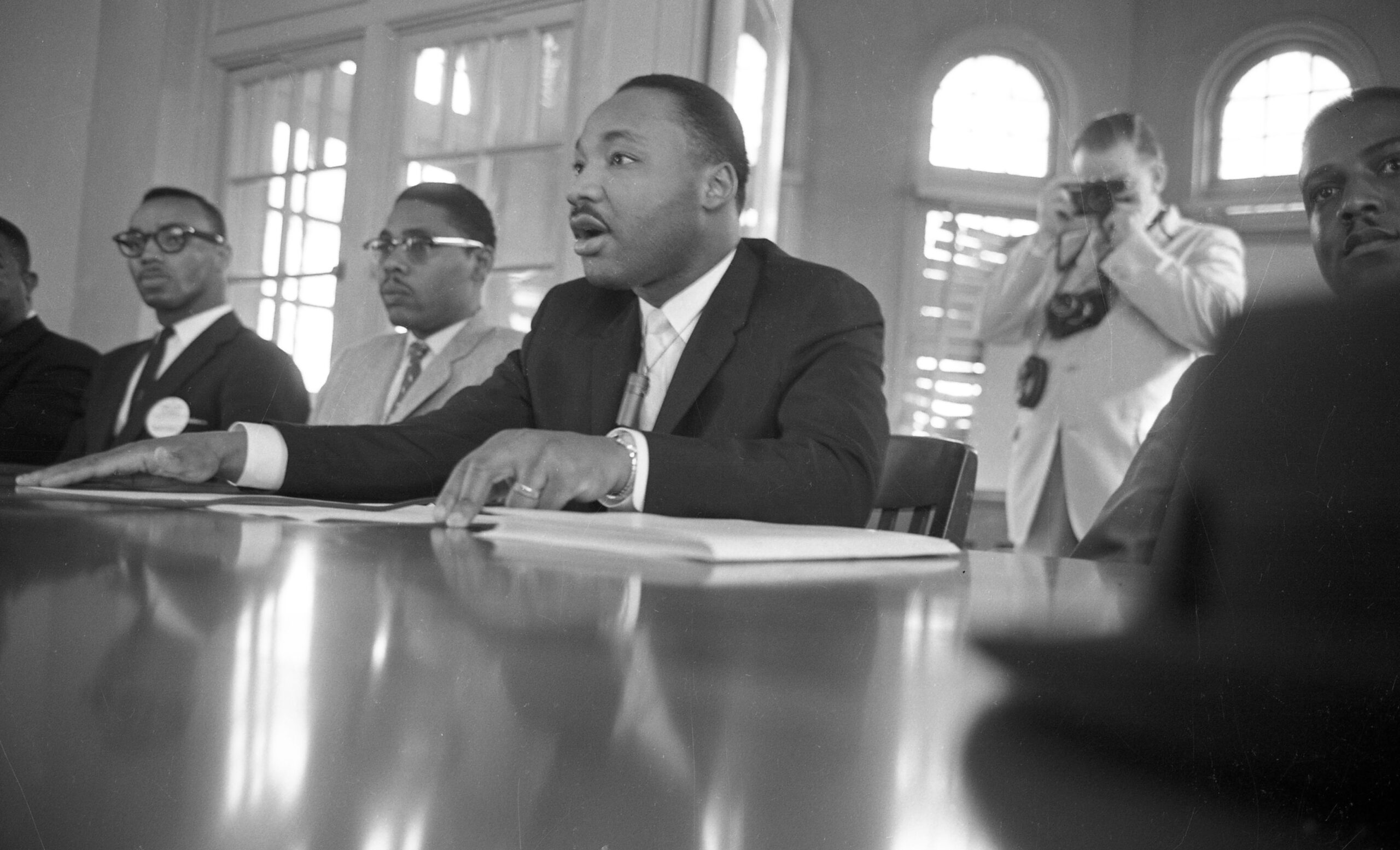 Martin Luther King Jr. at Shaw University