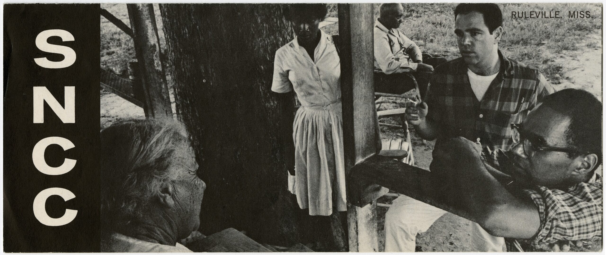Brochure for the Student Nonviolent Coordinating Committee, 1963 - DPLA - 79f5b70fa2761fdfc036ca813ed7ee01 (page 1)