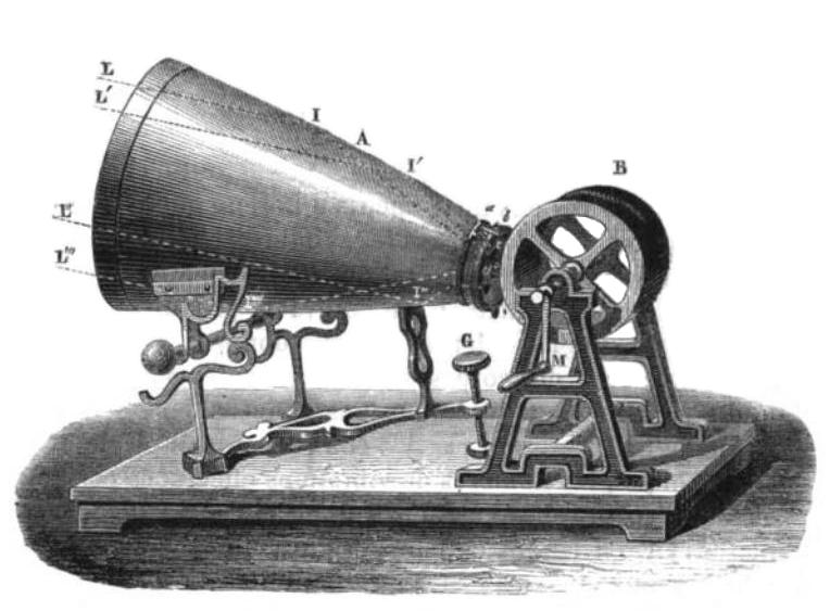 Cours de physique de l ecole Polytechnique - ed 2 vol 2 1868 p509 - phonautograph
