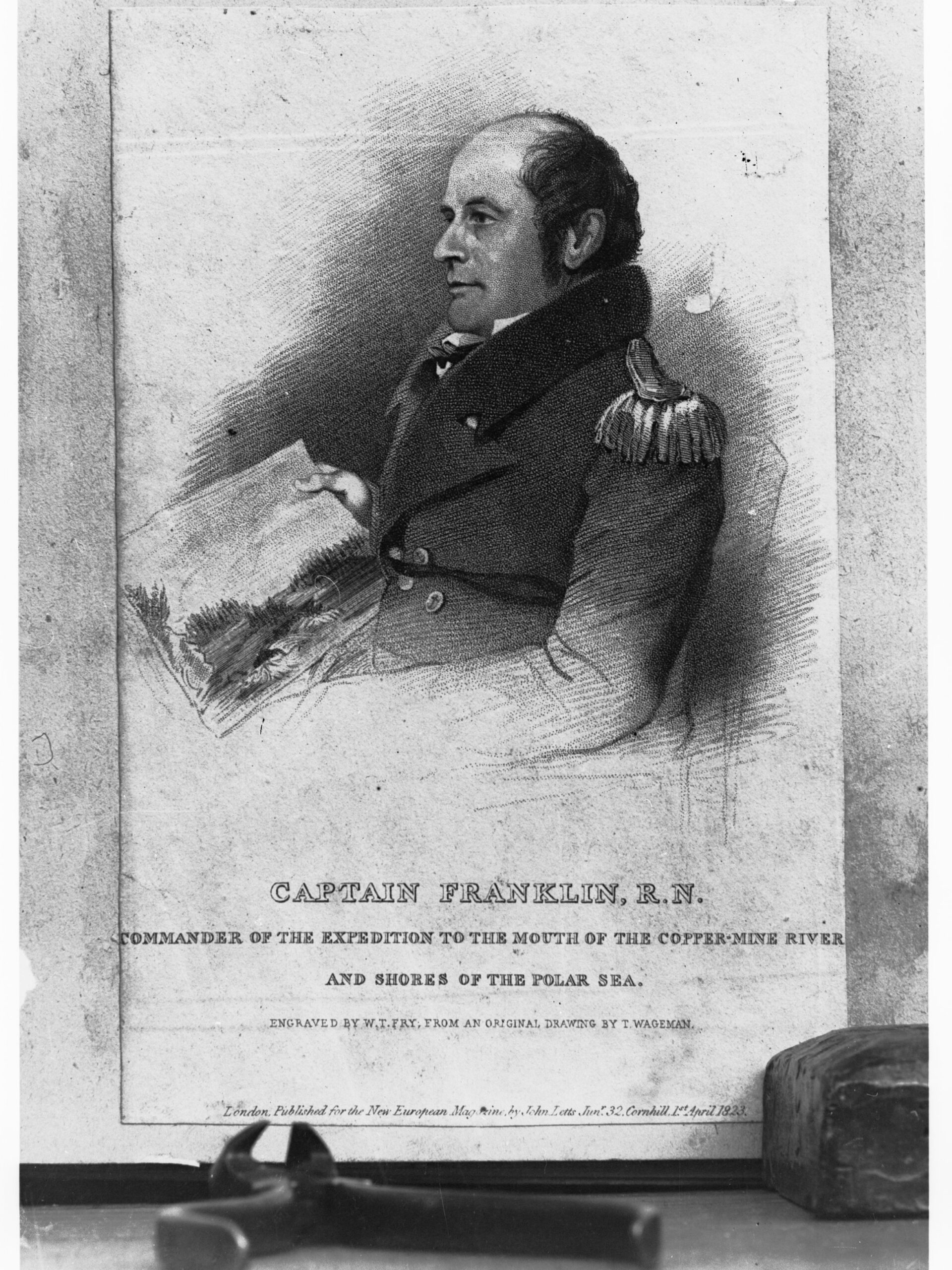 Portrait of Captain John Franklin (1786 to 1847) - Commander of the expedition to the mounth of the copper-mine river and shores of the polar sea(GN03118)